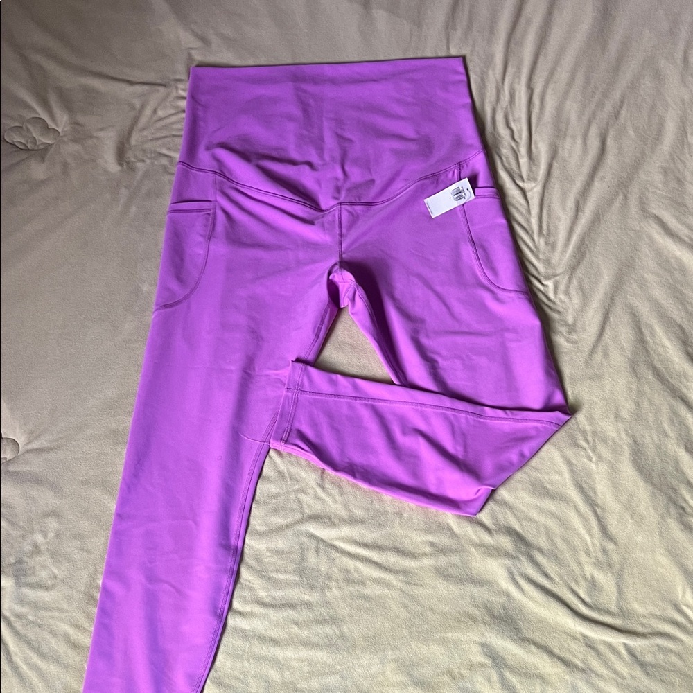 Old Navy Bright Purple Blue Women’s Leggings with Side Pockets